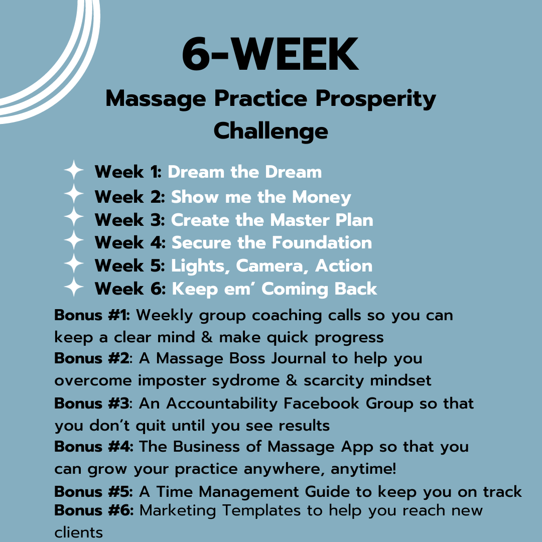 Massage Practice Prosperity Challenge