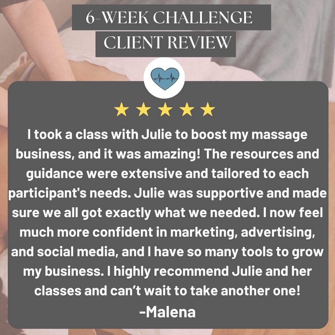 Massage business help review